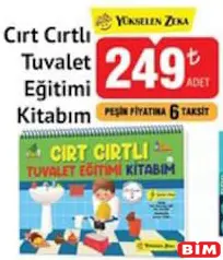 YÜKSELEN ZEKA CIRT CIRTLI TUVALET EĞİTİMİ KİTABIM